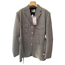 Miu Miu Prince of Wales Check Wool Jacket