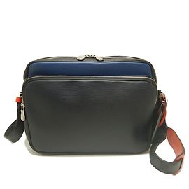 Borsa a tracolla Louis Vuitton Epi Damier Graphite Nile NM Slim