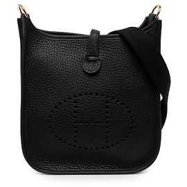 Hermès Black Clemence Evelyne TPM 16