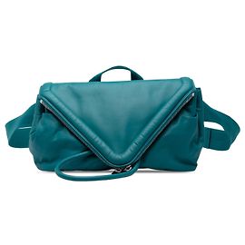 Sac ceinture Beak en cuir Nappa bleu Bottega Veneta