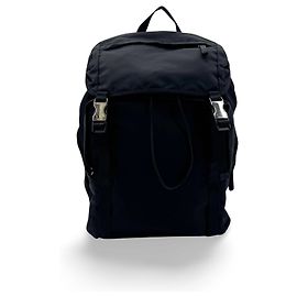 Prada Double Buckle Tessuto Large
