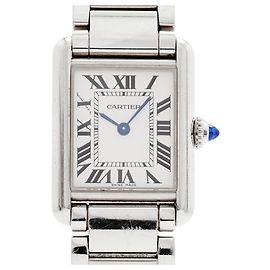 Orologio da donna Cartier Tank Must SM WSTA0107 Quadrante Argento