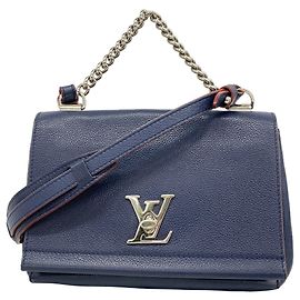 Borsa Louis Vuitton Lockme II BB - Marine Rouge
