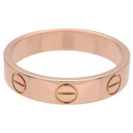 Cartier Love Band 18K Rose Gold Ring