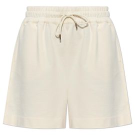 Moncler Pantaloncini in cotone con patch logo
