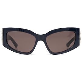Gafas de sol Balenciaga azul marino en acetato con lentes marrones