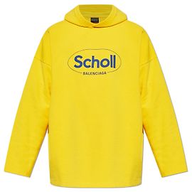 Balenciaga x Scholl Hoodie Gelb Baumwolle Oversized