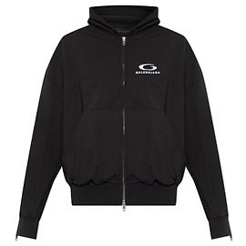 Sudadera Balenciaga con logotipo negra