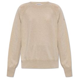 Moncler Kaschmir und Wollpullover Braun Beige