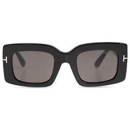 Tom Ford Rectangular Sunglasses Black Acetate