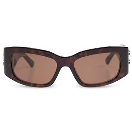 Gafas de sol Balenciaga cuadradas marrón carey