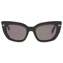 Tom Ford Rectangular Acetate Sunglasses Black