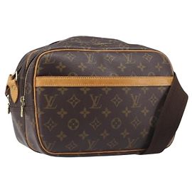 LOUIS VUITTON Monogram Reporter PM Shoulder Bag M45254 LV