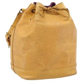 LOUIS VUITTON Epi Petit Noe Shoulder Bag Yellow M44109 LV