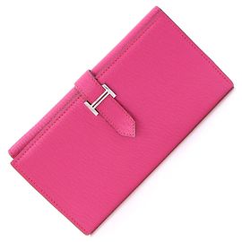 Hermès Hermes Bearn Dupli Tri-fold Long Wallet