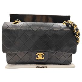 Chanel Classic Timeless Double Flap Quilted Lambskin Medium