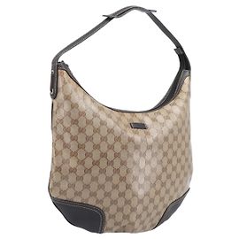 Gucci Nice Hobo Patent Canvas