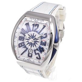 Franck Muller Vanguard Yachting Automatic Stainless Steel and Rubber 44
