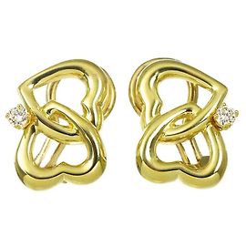 Autre Marque Orecchini a clip cuore con diamante Tiffany & Co.