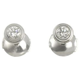 Orecchini Cartier Damour Small in diamanti e oro bianco 18K