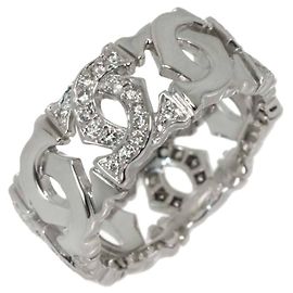 Cartier Entrelacés Diamantring aus 18K Weißgold