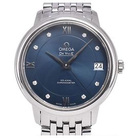Omega De Ville Prestige Co-Axial Chronometer Automatic Stainless Steel with Diamond Markers 33