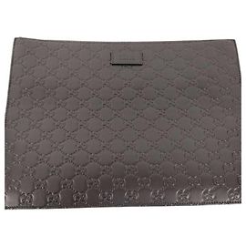 Bolso de mano Gucci Guccissima de piel negra