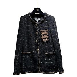 Chanel Tweed-Jacke Runway Frühjahr/Sommer 2021 FR 36
