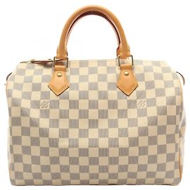 Borsa Louis Vuitton Speedy Bandoulière 30 Damier Azur