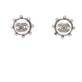 Boucles d'oreilles rondes Chanel Coco Mark A21A
