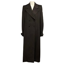 Gabriela Hearst Houstt Langen Double Breasted Tailored Trenchcoat Schokoladenbraun