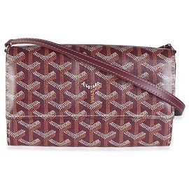 Portafoglio Continental Varenne in tela Goyardine Burgundy Goyard