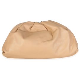 Bottega Veneta Almond Smooth Butter Calf The Pouch Oversized Clutch