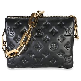 Louis Vuitton Coussin BB in lambskin con Monogram embossed nero