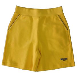 Pantaloncini Moschino Swim Yellow in misto cotone