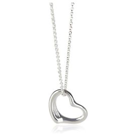 Pendente Cuore Aperto Elsa Peretti in Argento Sterling Tiffany & Co.