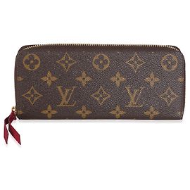 Cartera Clemence de lona Monogram Fuschia Louis Vuitton