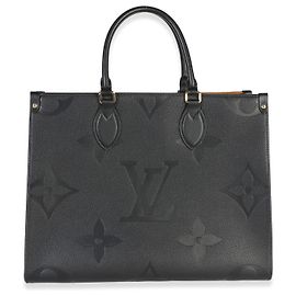 Louis Vuitton Black Giant Monogram Empreinte Onthego MM