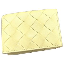 Portefeuille Tiny Intrecciato à trois volets Bottega Veneta
