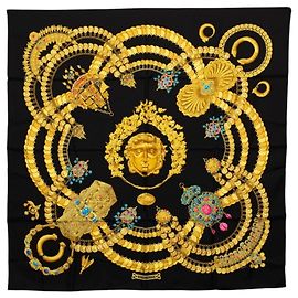 Hermès Carré 90 Kosmima Space Scarf