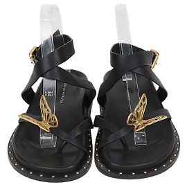 Sandali bassi Mariposa Comfort in pelle nera Sophia Webster