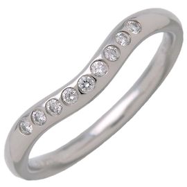 Fede Curva Tiffany & Co. Elsa Peretti in Platino con Diamanti