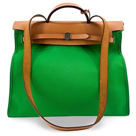 Hermès Hermes Herbag Toile and Leather PM