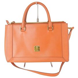 MCM Leder-Schultertasche