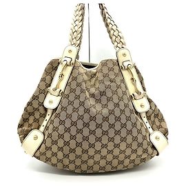 Borsa Tote Gucci GG Canvas beige