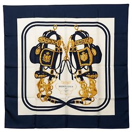 Hermès Hermes Carre 90 Brides de Gala Ceremonial Bridle Foulard