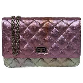 Chanel WOC Regenbogen-Ziegenleder Gold Hardware