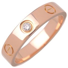 Fede Cartier Love 1 Diamante Oro Rosa 18K con Diamante