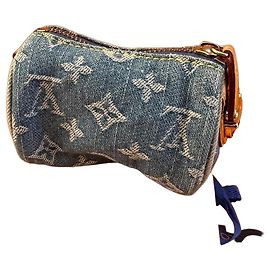 Louis Vuitton Monogram Denim Speedy Pouch