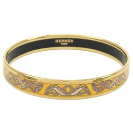 Hermès Bracciale Hermes Bangle in smalto stampato sottile